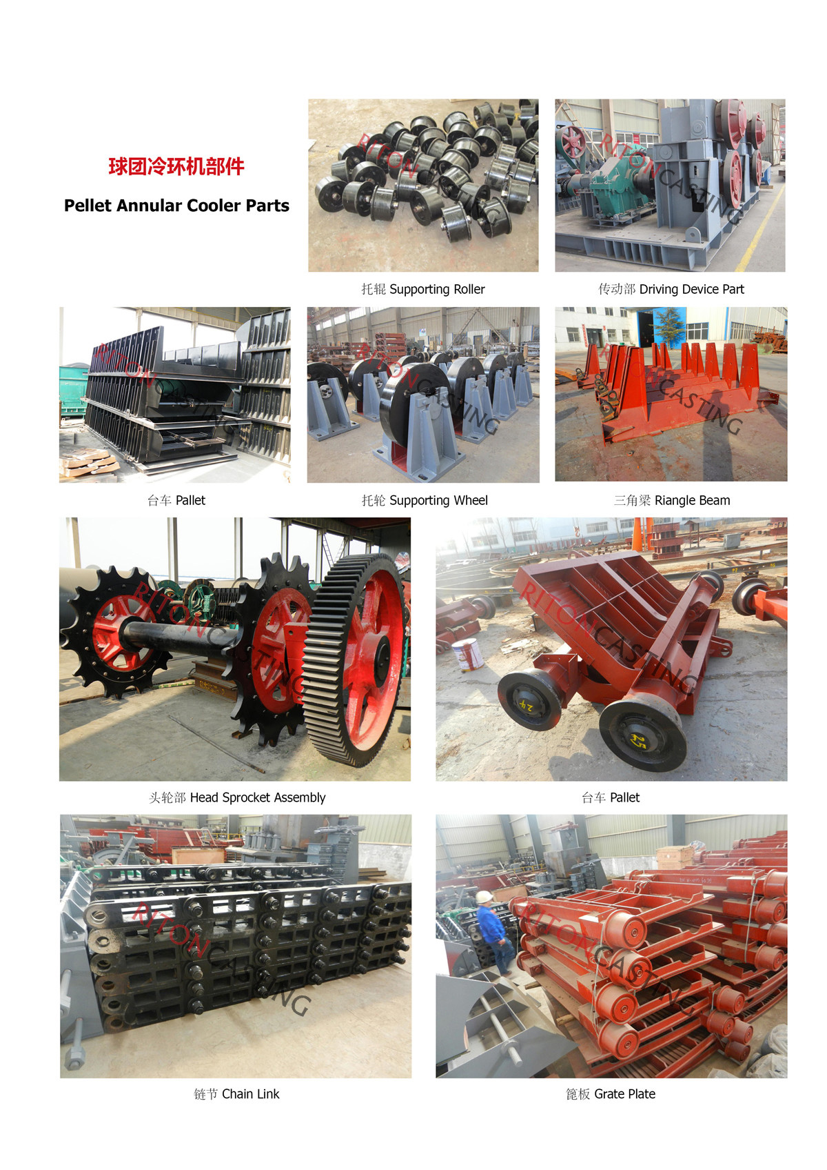 球團(tuán)冷環(huán)機(jī)部件